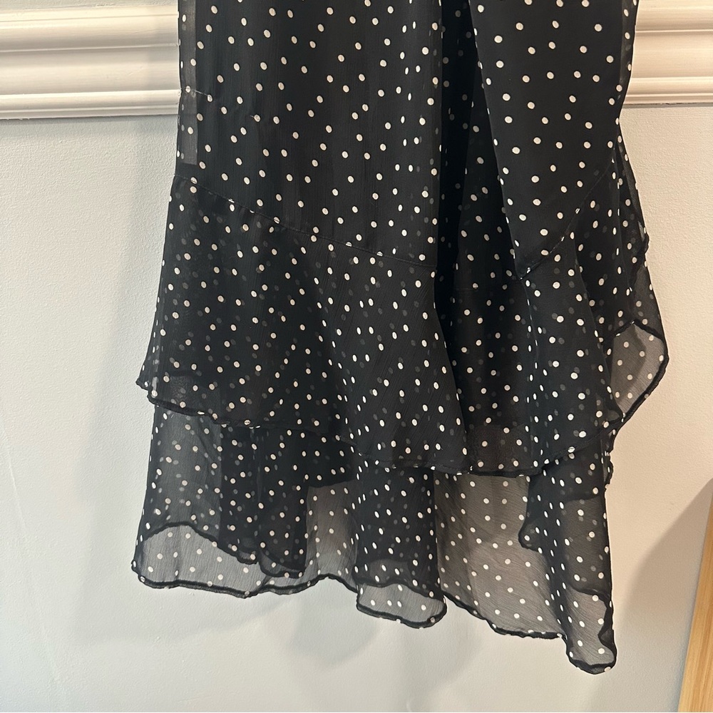 Abercrombie & Fitch Now and Forever Ruffle Hem MIDI Dress - Picture 3 of 6